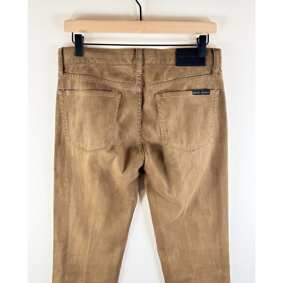 Ralph Lauren 380 Womens Jeans Brown Denim Bootcut Slim Low Rise Stretch Size 28 - Picture 7 of 11